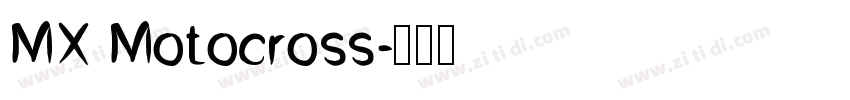 MX Motocross字体转换